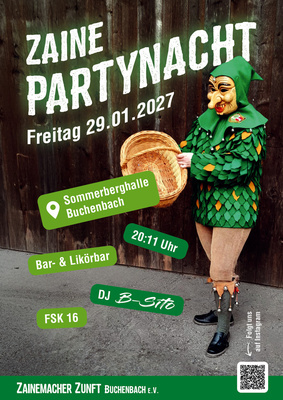 Zaine Partynacht 2027